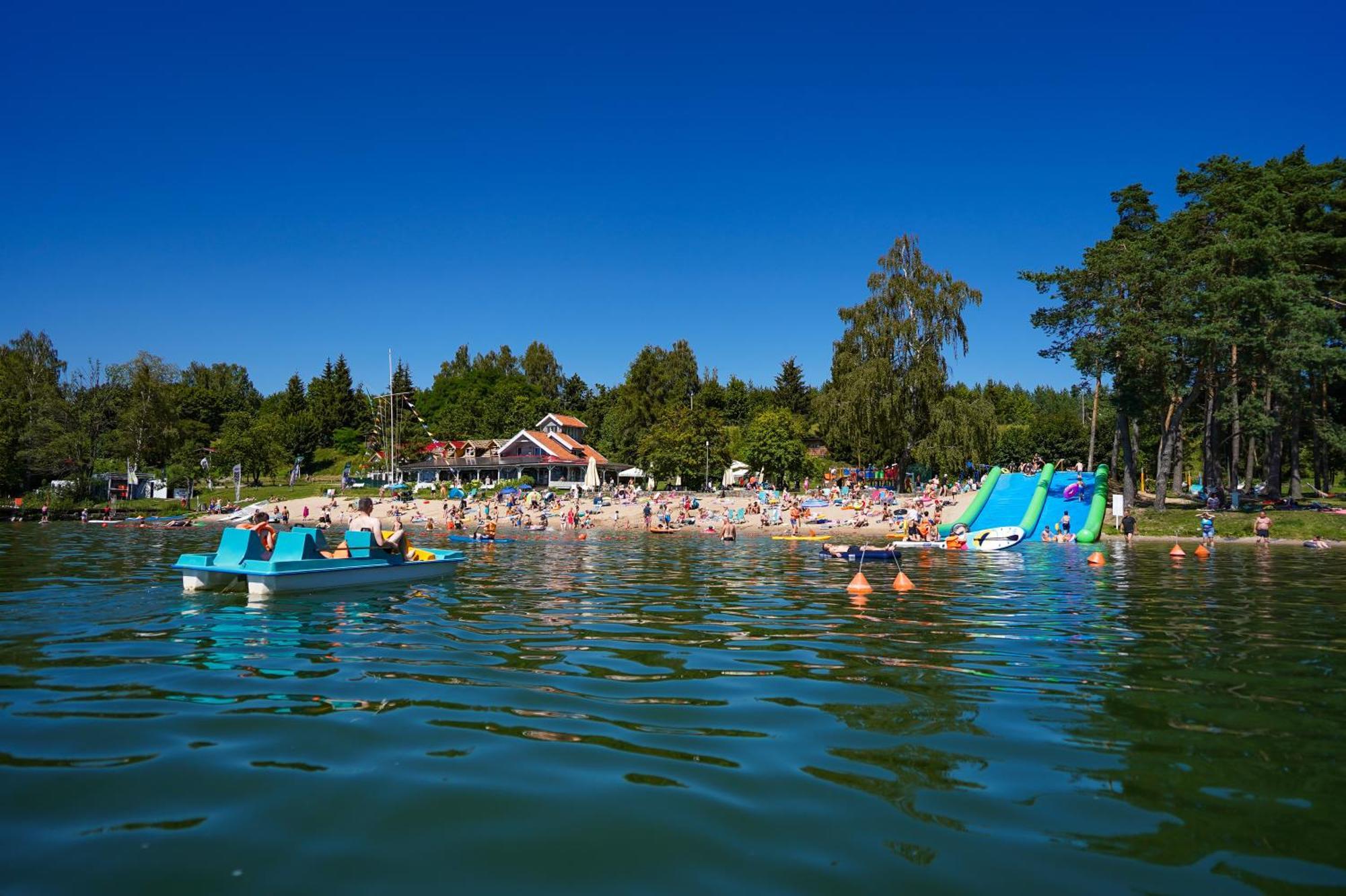 Piekny Brzeg Hotel Wegorzewo Bagian luar foto